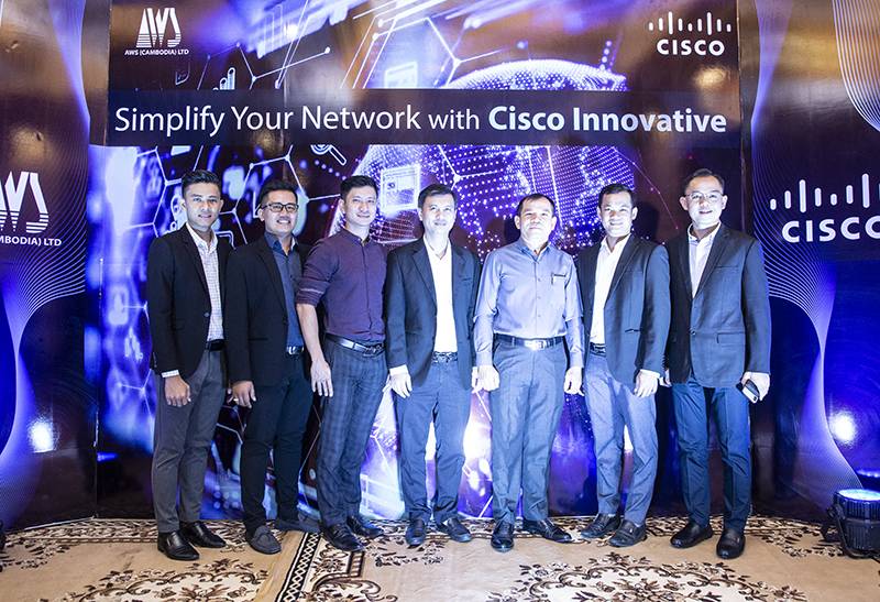 ក្រុមហ៊ុន AWS Cambodia សហការជាមួយក្រុមហ៊ុន Cisco បានរៀបចំនូកម្មវិធី “Simplify Your Network with Cisco Innovation”
