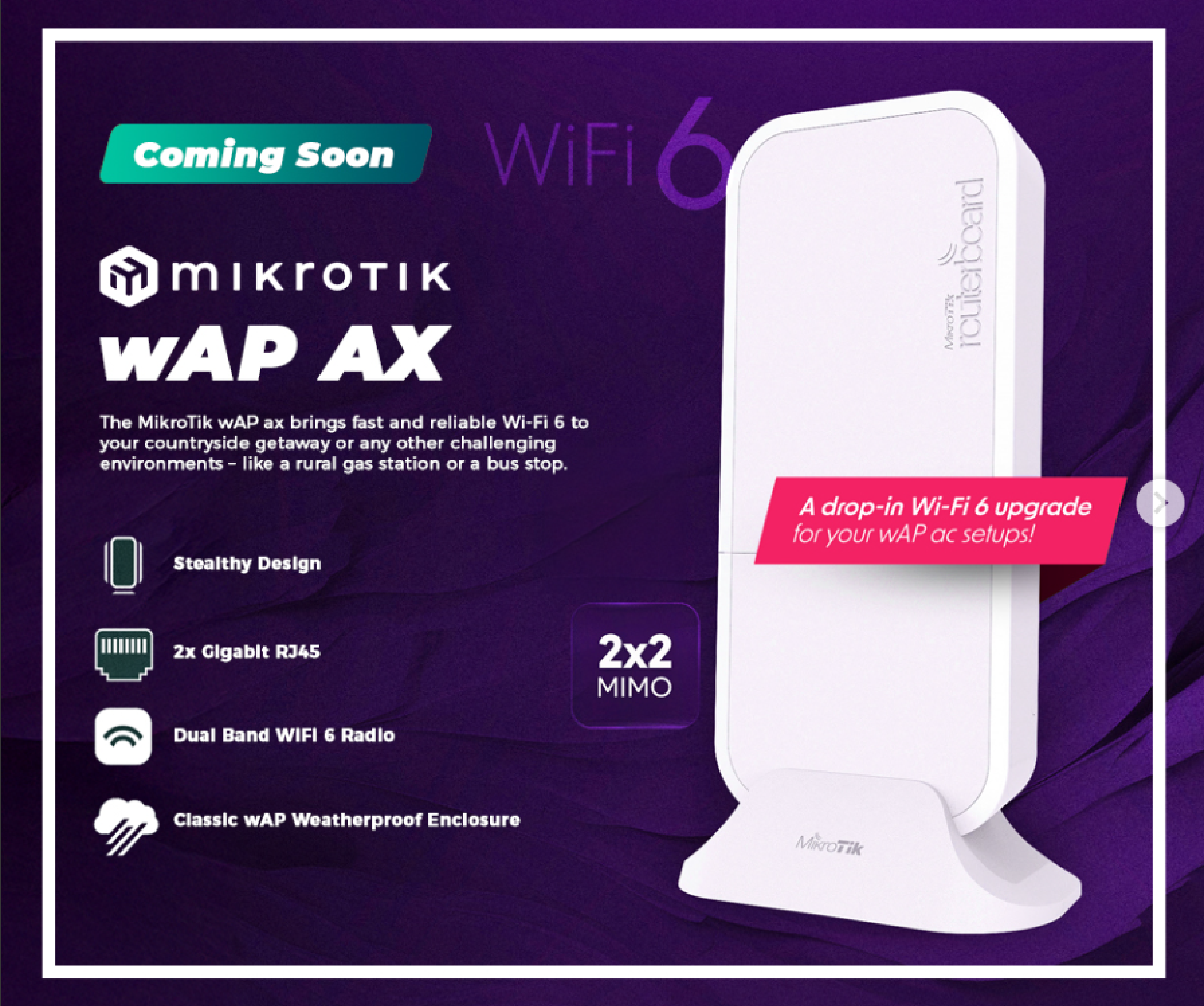 MikroTik product: wAP ax